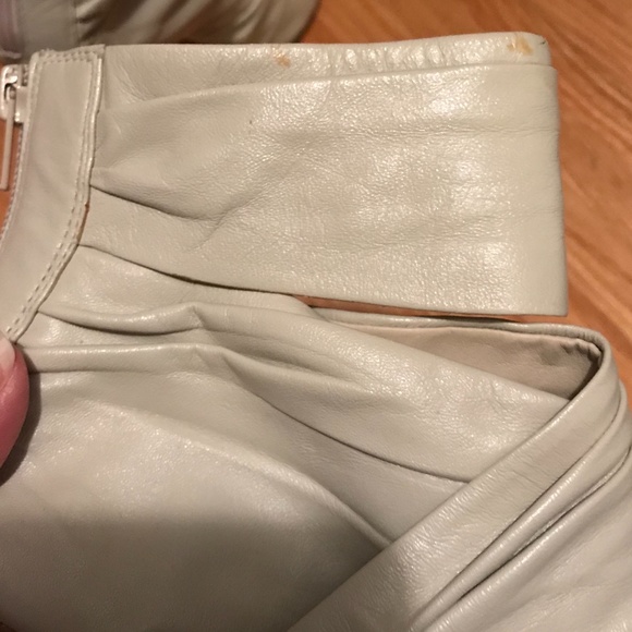 Aldo Leather Ankle Wrap Open-Toe Booties - size 40 - Picture 7 of 12